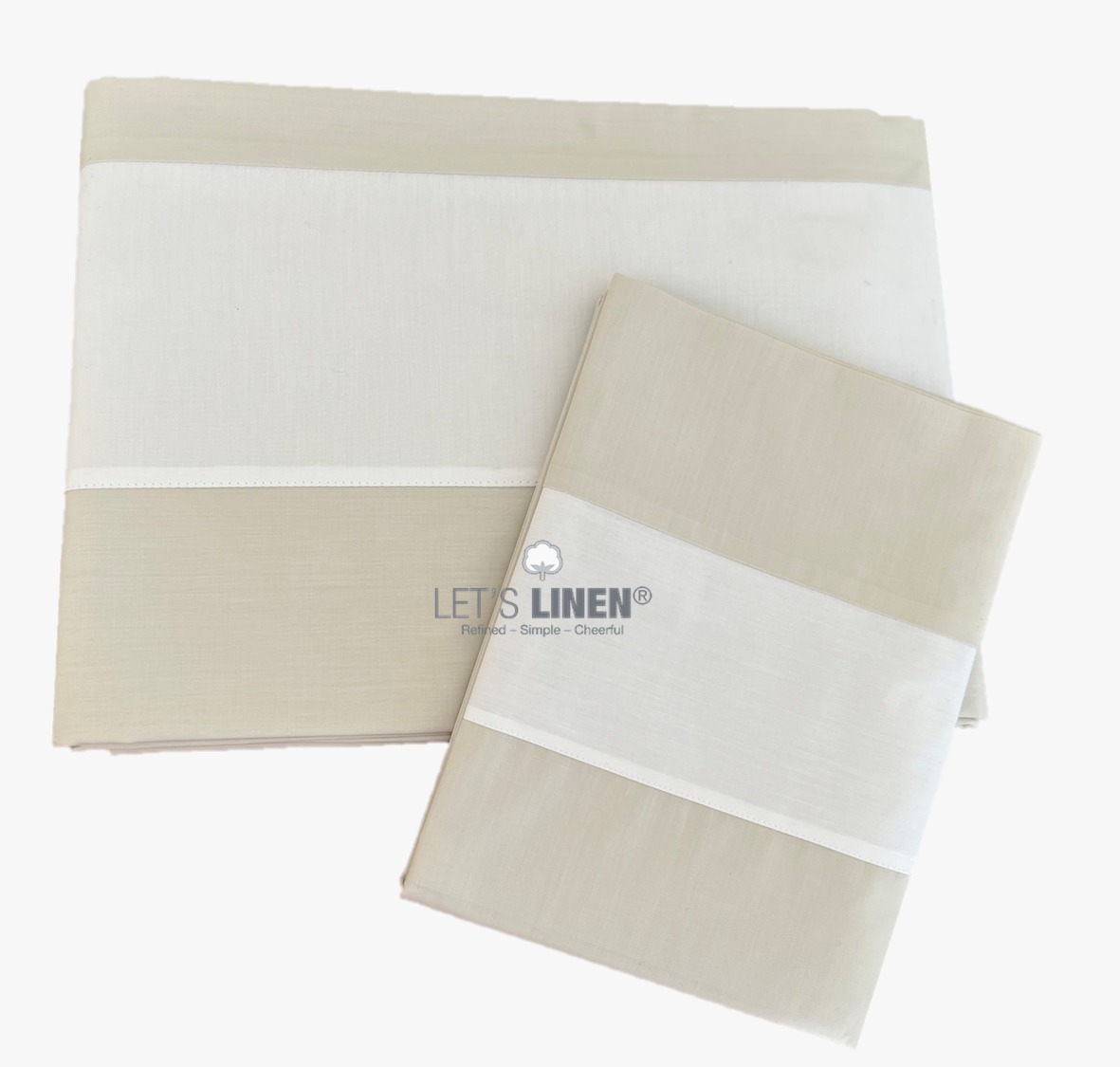 One Side Band White | 30 CM HIGH (300 THREAD COUNT)