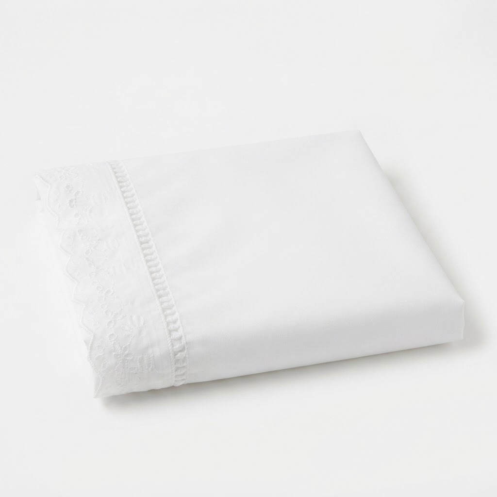 Flat sheet set | Lace Ends | 30 CM HIGH (300 THREAD COUNT)