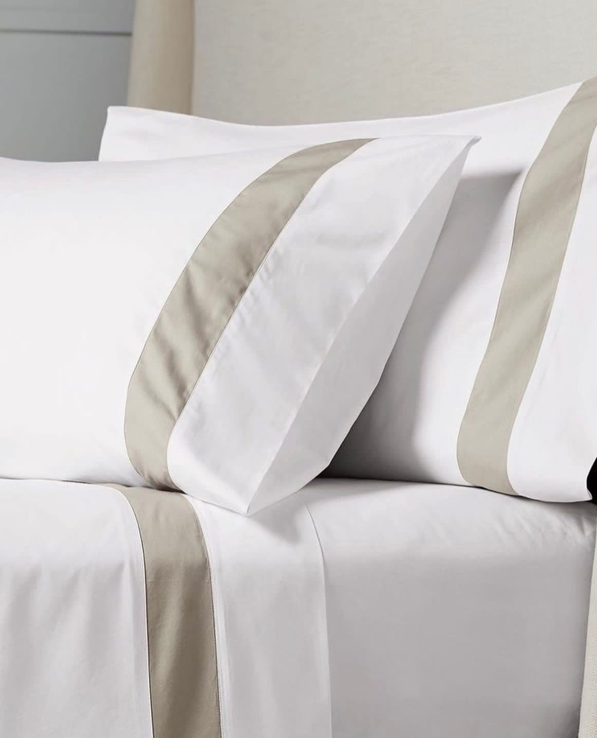 One Side Band Silver | 30 CM HIGH (300 THREAD COUNT)